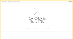 Desktop Screenshot of catcherinthestyle.com